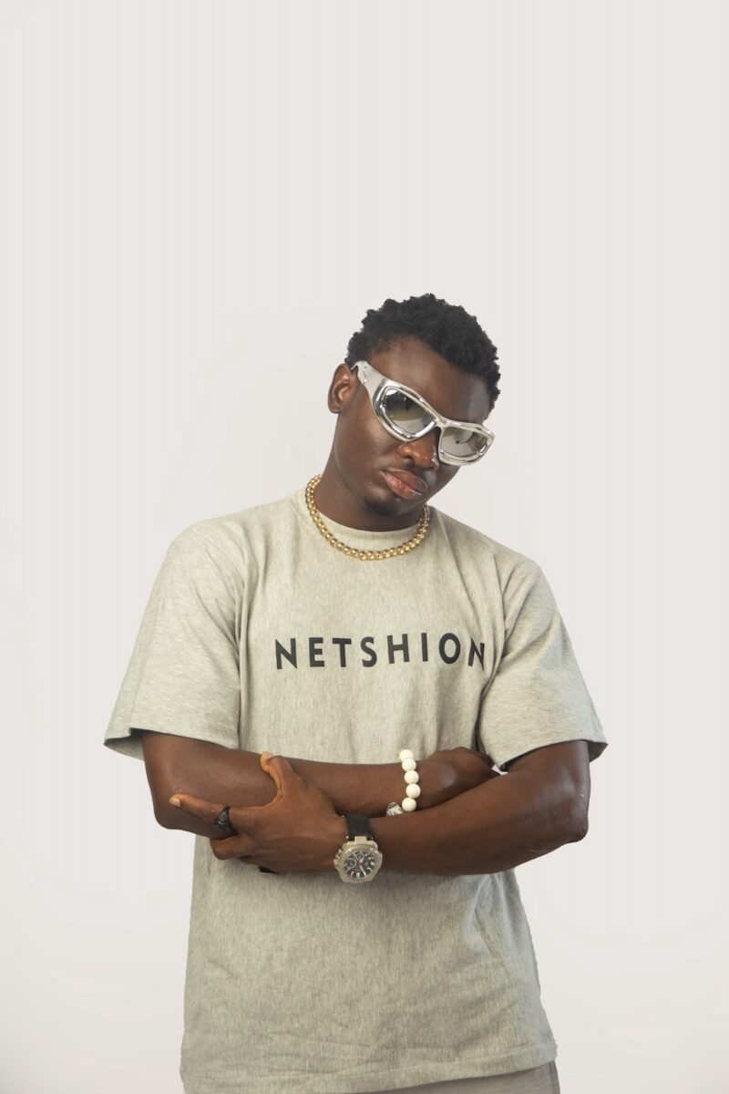 'Netshion' Graphic Men's Set - Grey - Image 3