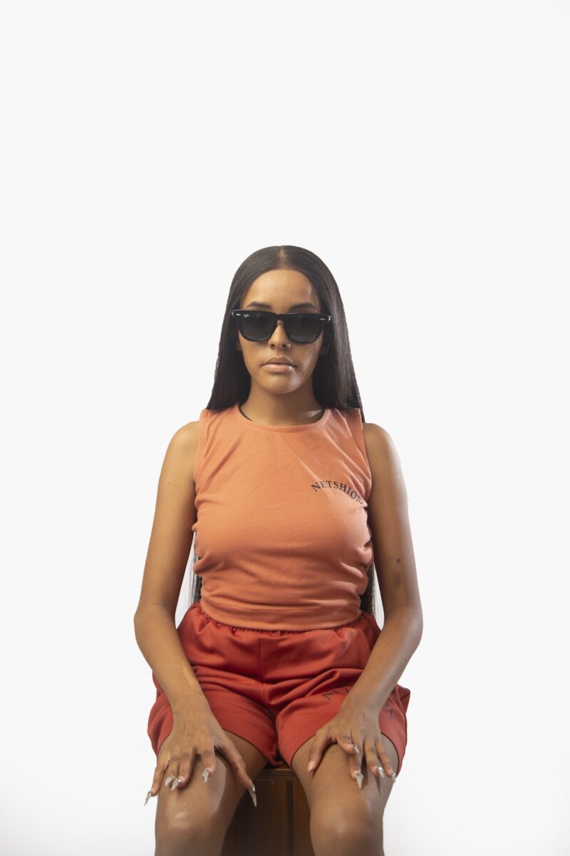Netshion graphic women's set - Orange - Image 5